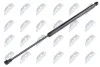 АМОРТИЗАТОР (ГАЗОВА ПРУЖИНА) | L=443MM, F=455N TOYOTA AURIS 06-12 AETY011