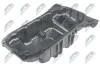 МАСЛЯНИЙ ПІДДОН | FORD FOCUS I/II 1.4 98-, FIESTA IV/V/VI 1.25, 1.4 95-, FUSION 1.4 04-, MAZDA 2 1.25, 1.4 03- BMOFR000