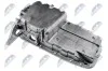 МАСЛЯНИЙ ПІДДОН | OPEL ASTRA F/G 1.4, 1.6 91-05, VECTRA B 1.6 -02, ZAFIRA 1.6 99- NTY BMOPL015 (фото 2)
