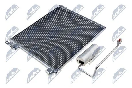 РАДІАТОР КОНДИЦІОНЕРУ | SIGNUM (02-) 2.8 TURBO, VECTRA C (02-) 2.8 I TURBO, 9-3 (YS3F) (02-) 1.9 TID (W/I DRYER) NTY CCSPL001