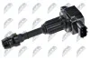 КОТУШКА ЗАПАЛЮВАННЯ | NISSAN MICRA III (K12) 1.0 16V, 1.2 16V, 1.4 16V, NOTE (E11) 1.4 06-, MICRA C+C (K12) 1.4 16V 05- NTY ECZNS001 (фото 1)