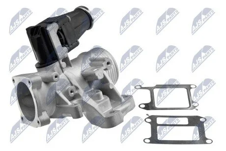 КЛАПАН EGR | VOLVO SILNIKI 2.0D/2.4D C30 D3/D4 2010-,S40 D3/D4 2010-,S60 D3/D4/D5 2010-,S80 D3/D5 2010-,XC60 D3/D4/D5 2009- NTY EGRVV003 (фото 1)