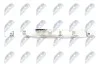 НАКЛАДКА ДВЕРЕЙ | NISSAN QASHQAI 2006-2013/BEZ OTWORU NA INTELIGENTNY KLUCZ-CHROMOWANA/ NTY EZCNS004D (фото 5)