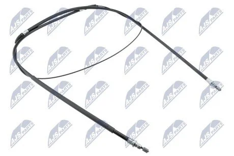 ТРОС РУЧНОГО ГАЛЬМА | FIAT DUCATO 01-06, CITRON JUMPER 01-06. PEUGEOT BOXER 01-06 /ЗАД, BКBNY/ NTY HLRFT007