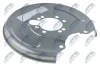 ЗАХИСТ ДИСКУ | MITSUBISHI CARISMA (DA) 95-04, SPACE STAR (DG0) 98-05, VOLVO S40(VS) 95-03, VOLVO V40(VW) 95-03 /ЛІВ, ЗАД/ NTY HTOMS006 (фото 1)