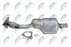 КАТАЛІЗАТОР | RENAULT CLIO II 1.4 16V,1.6 16V 1999-,KANGOO 1.6 16V 2001- NTY KATRE000 (фото 4)