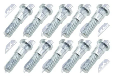 КОМПЛЕКТ ШПИЛЬОК КОЛЕСА | CHRYSLER GRAND VOYAGER 00-, GRAND CHEROKEE 01-, PACIFICA 04- /ПЕРЕД/10 PCS/ NTY KSPCH004