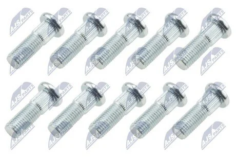 КОМПЛЕКТ ШПИЛЬОК КОЛЕСА | HONDA ACCORD 94-08, CIVIC 92-06, CR-V 97-, JAZZ 02-, ODYSSEY 08- /ЗАД СТУПИЦА/10 PCS/ NTY KSPHD001