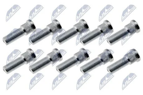 КОМПЛЕКТ ШПИЛЬОК КОЛЕСА | MITSUBISHI L200 96-07 /10 PCS/ NTY KSPMS002