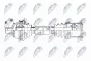 ПІВВІСЬ | AUDI A4 00-08, SEAT EXEO 08- /ЛІВ, OPCJA 1/ NPWAU006