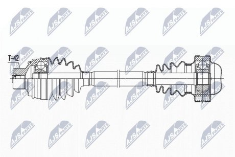 ПІВВІСЬ | AUDI A4/A5 QUATTRO 07- /ЗАД,Л/П/ NTY NPWAU032