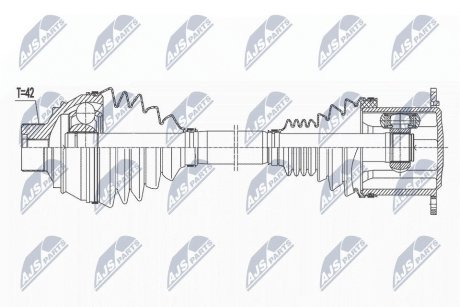 ПІВВІСЬ | AUDI ENG.2.0TDI,2.0TFSI A4 B9 /AVANT/ALLROAD QUATTRO 15-, A5/SPORTBACK 16- /ПЕРЕД,Л/П,ATM/ NTY NPWAU036