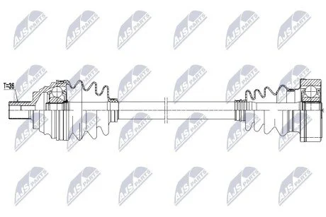 ПОЛУОСЬ NTY NPWAU103