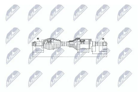 Піввісь NTY NPWBM016