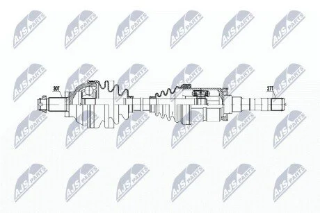 Піввісь NTY NPWBM018