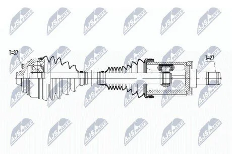 Піввісь NTY NPWBM045