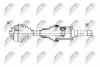 ПІВВІСЬ | BMW XDRIVE 5 GT F07, F07N 09-, 7 F01, F02, F03, F04 09- /ПРАВ, ПЕРЕД/ NPWBM046