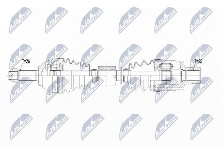 ПІВВІСЬ | MINI COUNTRYMAN COOPER ALL4/JCW ALL4 12-16 /ПЕРЕД,ПРАВ/ NTY NPWBM123