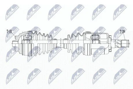 Піввісь NTY NPWBM133 (фото 1)
