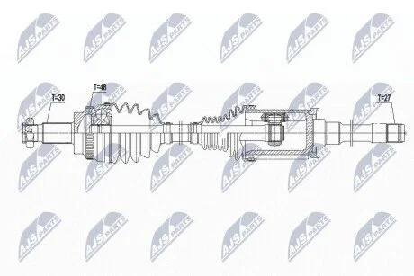 Піввісь NTY NPWBM145