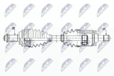 Автозапчасть NTY NPWBM151