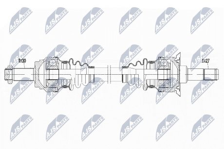 ПІВВІСЬ | BMW 5 F10/F11 520I,528I,528IXDRIVE,535IXDRIVE 11-, 640IXDRIVE F12/F13 13-, 6 GRAN COUPE 640IXDRIVE 13- /ЗАД,ЛІВ,ATM/ NTY NPWBM159 (фото 1)