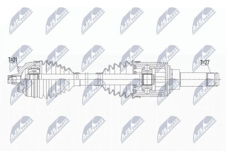 ПІВВІСЬ | BMW XDRIVE 120D/220D GRAN COUPE 19-, 2 ACTIVE TOURER/GRAN TOURER 218D,220D 14-, X1 14-, X2 17-, MINI CLUBMAN F54 14-, COUNTRYMAN F60 16- /L=P,ЗАД/ NTY NPWBM165 (фото 1)