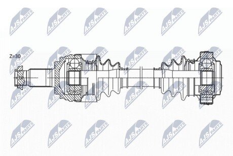 ПІВВІСЬ | BMW 5 E6# 520I 02-10 /ЗАД,L=P/ NTY NPWBM174