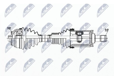 ПІВВІСЬ | BMW XDRIVE M550I G30/F90 17-, 750I,750LI,760I,760LI G11/G12 16-, 840D,840D MILD HYBRID, 840I, M850I GRAN COUPE G16/F93/ COUPE G15/F92/ KABRIOLET G14/F91 18-, ALPINA B7 17- /ПЕРЕД,Л NTY NPWBM179