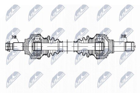 ПІВВІСЬ | BMW 3 F3#,F8# 325D,330D,330D XDRIVE,335DXDRIVE 12-, 3GT 320DXDRIVE,325D,330D 13-, 1 F20/F21 125D 12-, 4 F3# 425D,430D,430D XDRIVE,435D XDRIVE 13- /ЗАД,ЛІВ,ATM,MTM/ NTY NPWBM194