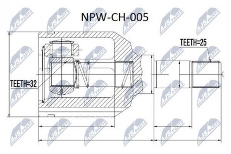 ШРКШ NTY NPWCH005 (фото 1)