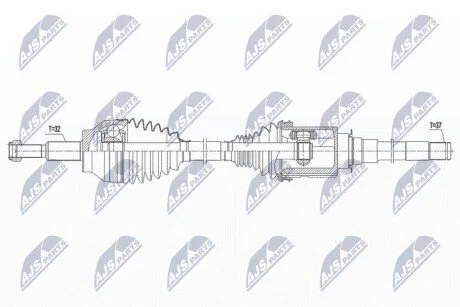 ПІВВІСЬ | JEEP GRAND CHEROKEE 3.0CRD,3.6,5.7 10-17, DODGE DURANGO 3.6,5.7 10- /ПРАВ,ПЕРЕД/ NTY NPWCH031