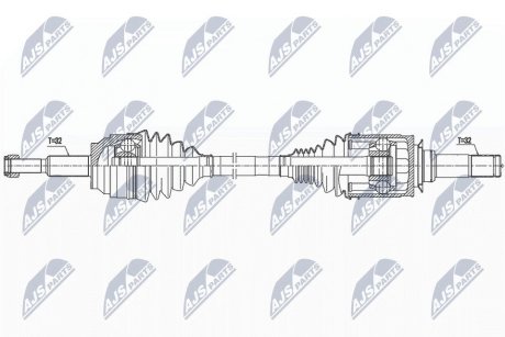 ПІВВІСЬ | JEEP GRAND CHEROKEE / DODGE DURANGO 3.6,5.7,3.0CRDI 11-18 /ЗАД ОСЬ 230MM,L=P/ NTY NPWCH126