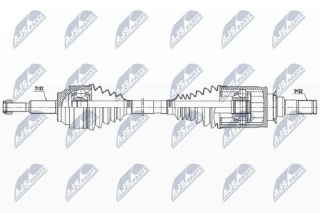 ПІВВІСЬ | JEEP GRAND CHEROKEE 5.7,3.0CRDI 13-20, DODGE DURANGO 5.7 13-20 /ЗАД ОСЬ 195MM,Л/П/ NTY NPWCH128