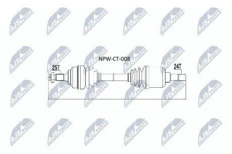 Піввісь NTY NPWCT008