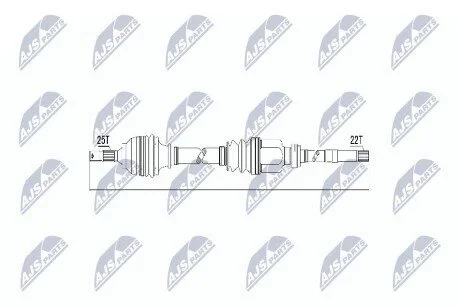Піввісь NTY NPWCT011