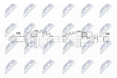 Автозапчасть NTY NPWCT069