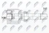 ШАРНІР РІВНИХ КУТОВИХ ШВИДКОСТЕЙ | CITROEN C3 II AIRCROSS 1.2T,1.5HDI 17-, OPEL CROSSLAND X 1.2T,1.5TD 18- /ПРАВ, ATM AT6/ NPWCT108