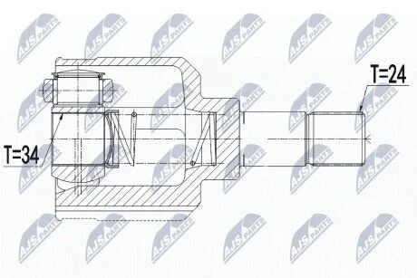 Автозапчасть NTY NPWCT110