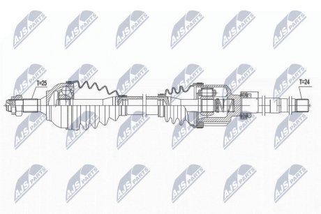 ПІВВІСЬ | CITROEN C-ELYSEE 1.6HDI 100KM 14-, PEUGEOT 301 1.6HDI 100KM 14- /ПРАВ, MTM BE4R/ NTY NPWCT111