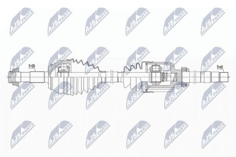 ПІВВІСЬ | CITROEN JUMPER 2.0HDI 110KM/130KM 15-, PEUGEOT BOXER 2.0HDI 110KM 15- /ПРАВ/ NTY NPWCT119