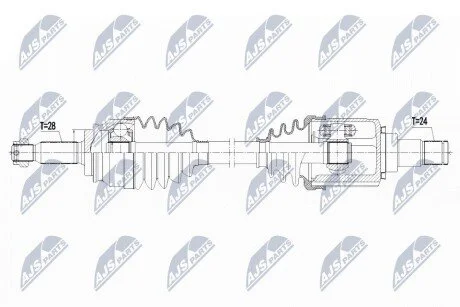 PÓŁOŚ NAPĘDOWA NTY NPWCT125