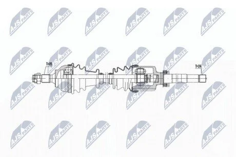 ПІВВІСЬ | CITROEN C4 PICASSO / GRAND PICASSO 2.0HDI 06- /ПРАВ,SEMI ATM/ NTY NPWCT140