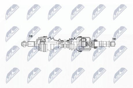 ПІВВІСЬ | CITROEN 1.6VTI 120KM C4II 13-, C4 PICASSO/GRAND PICASSO 13- /ПРАВ, MTM 5B/ NTY NPWCT143