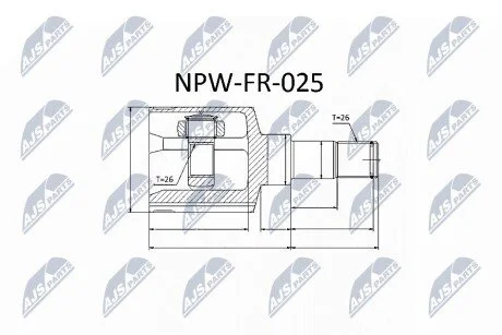 ШРКШ NTY NPWFR025