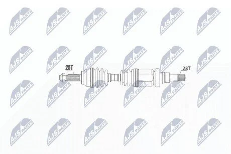 Піввісь NTY NPWFR028