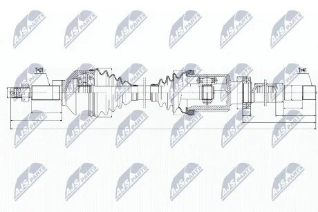 Автозапчасть NTY NPWFR076