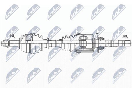 ПІВВІСЬ | FIAT 500 1.4 100KM, 1.3D MULTIJET 95KM 07- /ПРАВ,MTM/ATM/ NTY NPWFT051