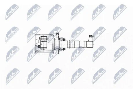 ШАРНІР РІВНИХ КУТОВИХ ШВИДКОСТЕЙ | FIAT PUNTO/GRANDE PUNTO/EVO 1.3D MULTIJET JTD 03-, ALFA ROMEO MITO 1.3D MULTIJET 09-, LANCIA YPSILON 1.3D MULTIJET 06-, MUSA 1/3D MULTIJET JTD 03- /ПРАВ,MTM/ NTY NPWFT074