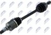 ПІВВІСЬ | FIAT 500 0.9,1.4,1.3JTD 07-, FORD KA 1.3TDCI 08- /ЛІВ/ NTY NPWFT075 (фото 2)